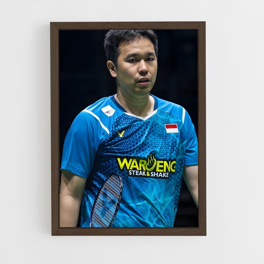 Poster Ace en Bleu – affiche Badminton (vue 5)